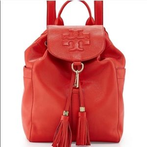 Good condition red jasper Tory Burch backpack